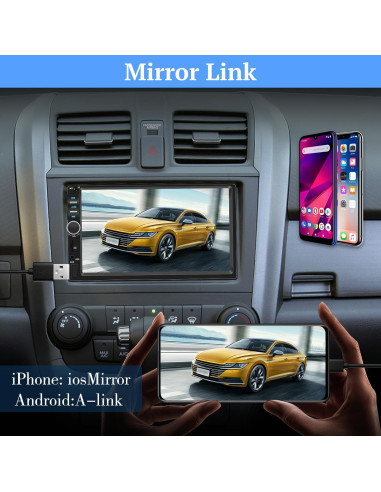 Auto Radio MP3 Bluetooth cu Touchscreen