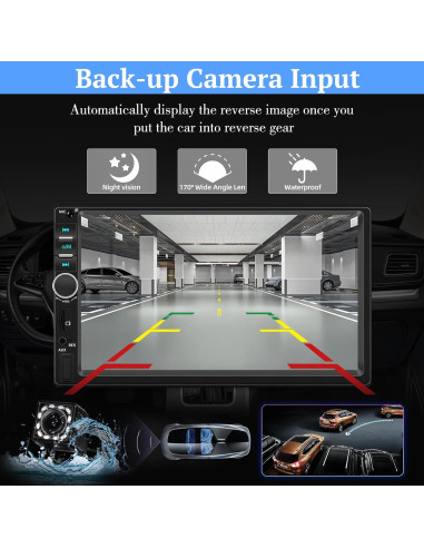 Auto Radio MP3 Bluetooth cu Touchscreen