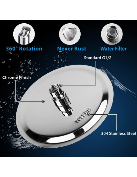 Para dus chrom inox
