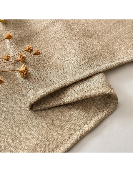 Draperii bej lana