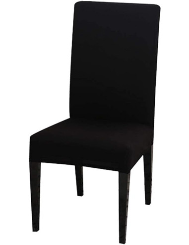 Set 4 huse negre scaun