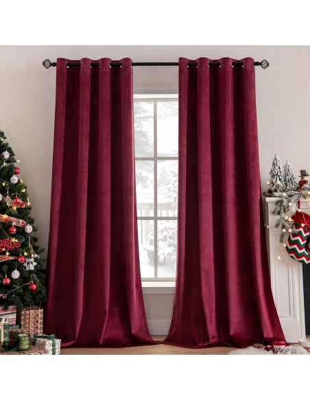 Draperii Catifea Rosii