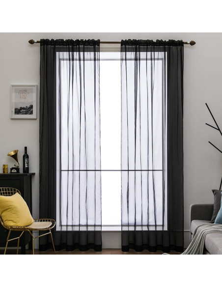 Perdele transparente diverse culori