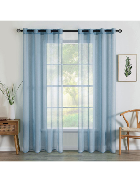 Perdele transparente diverse culori