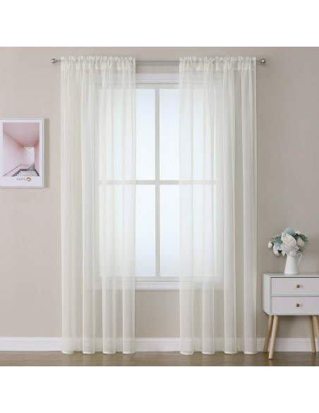 Perdele voal diverse culori