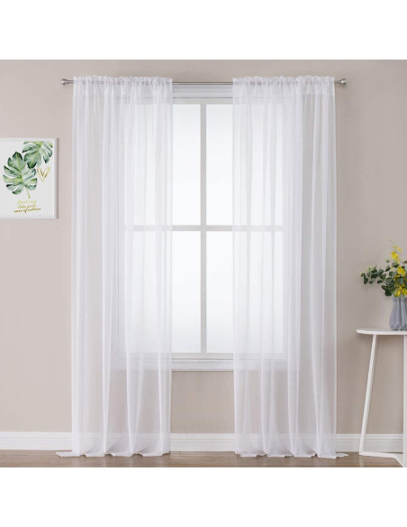 Perdele voal diverse culori