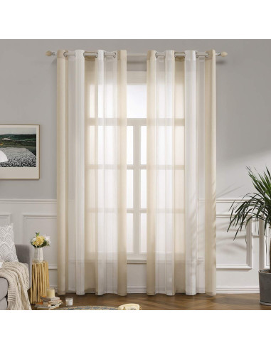 Perdele voal diverse culori