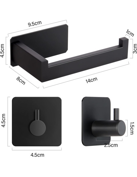 Set baie negru prosoape