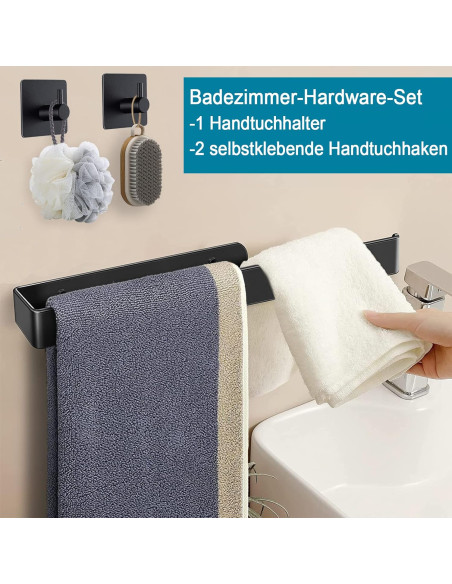 Set baie prosoape negru