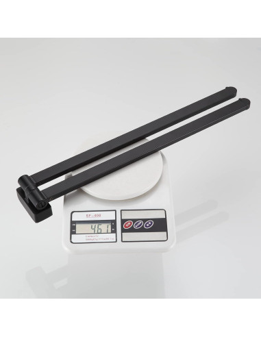 Suport 2 prosoape negru