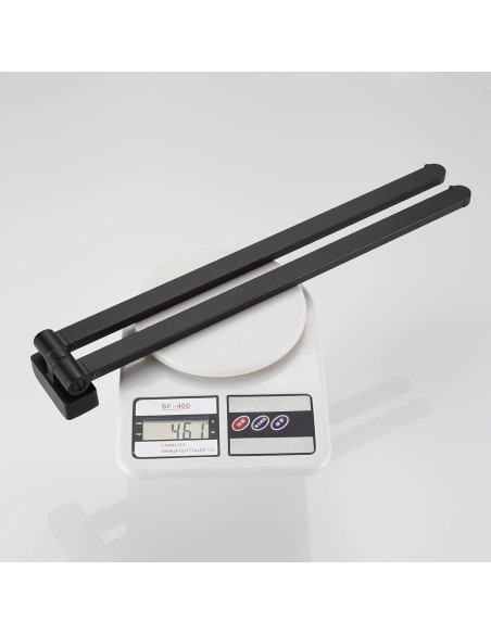 Suport 2 prosoape negru