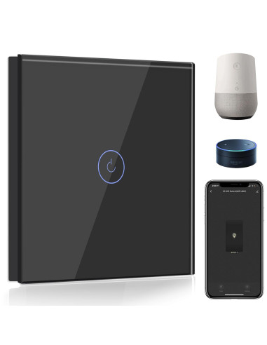 Intrerupator wireless negru