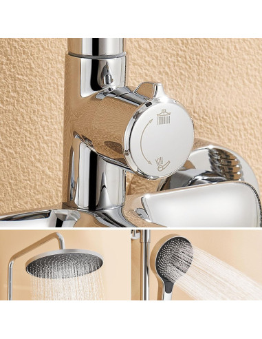 Set coloana dus inox