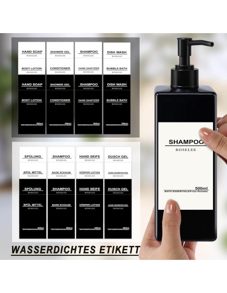Set dispensere gel de dus sapun sampon