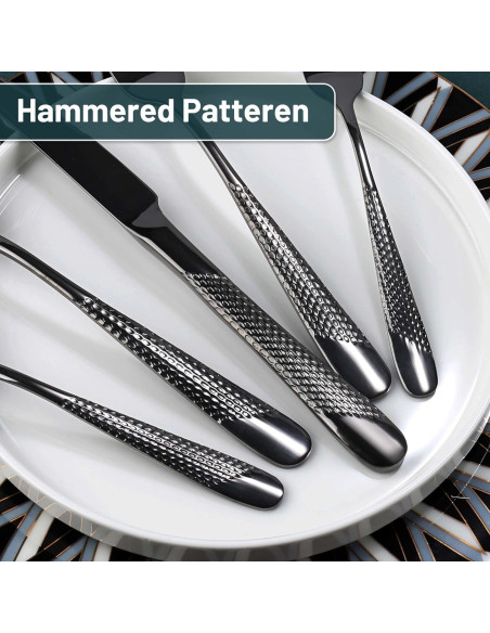 Set tacamuri Black Inox