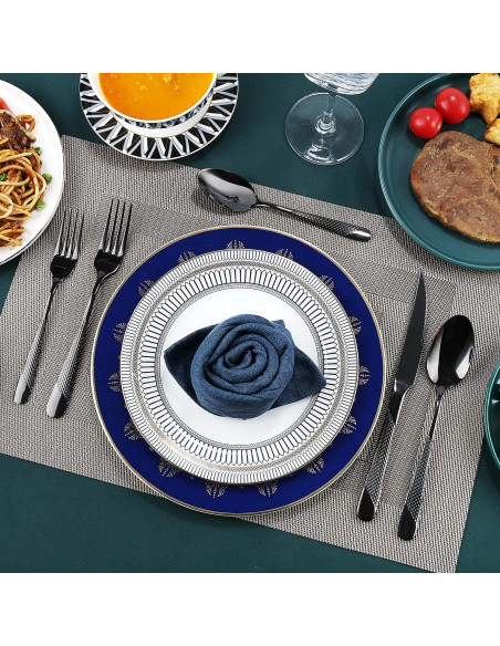 Set tacamuri Black Inox