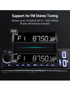 Radio MP3 Auto Bluetooth USB