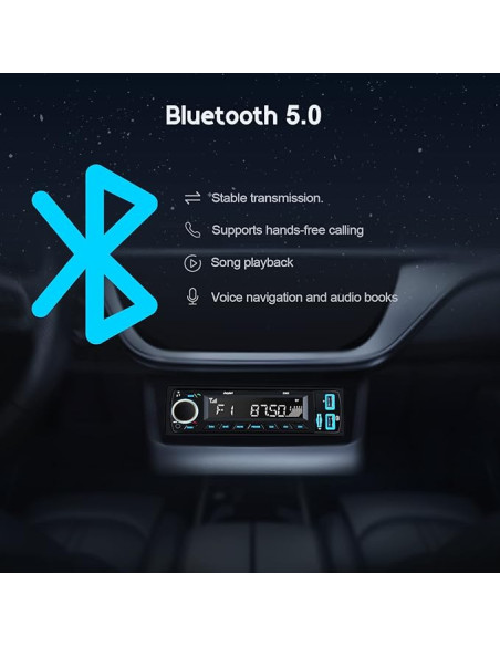 Radio MP3 Auto Bluetooth USB